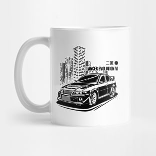 Lancer Evolution VI - Black Print Mug